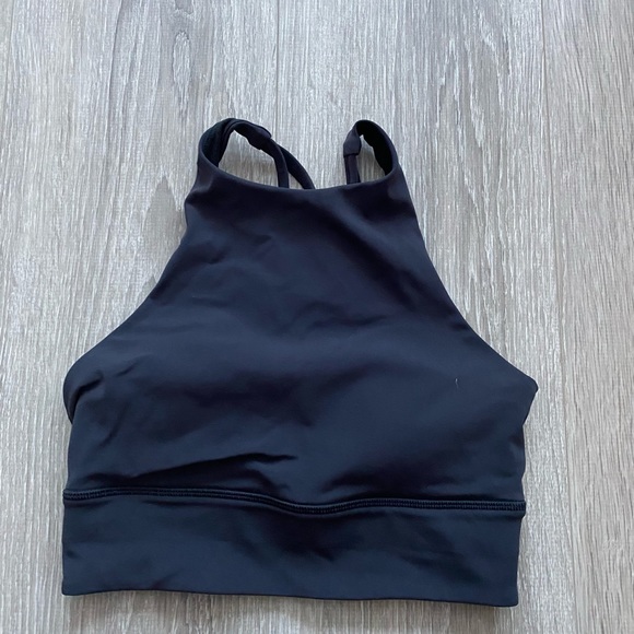 LULULEMON ENERGY HIGH-NECK LONGLINE TOUGH BRA *MEDIUM SUPPORT, B–D CUPS - Picture 1 of 2